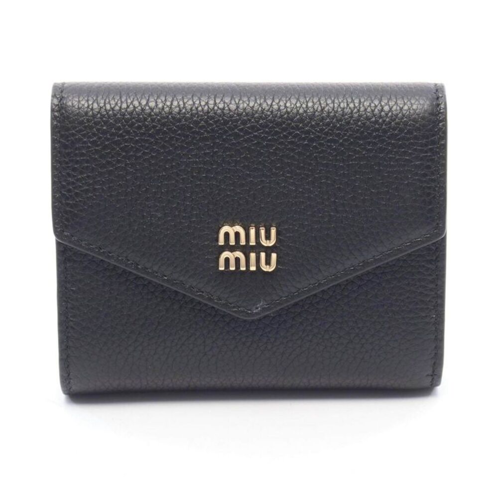 Miu Miu VIT DAINO tri fold wallet